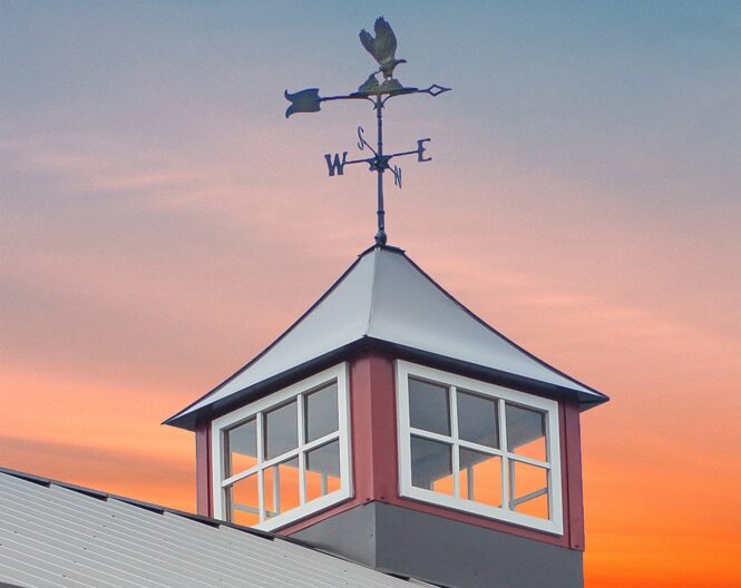 Custom weathervanes with unique designs for homes and barns