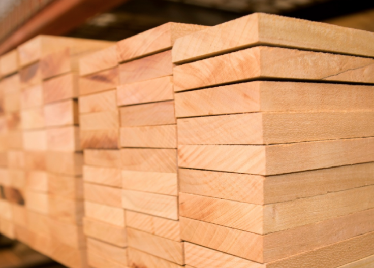 Stack of premium 2x4 lumber ready for construction projects