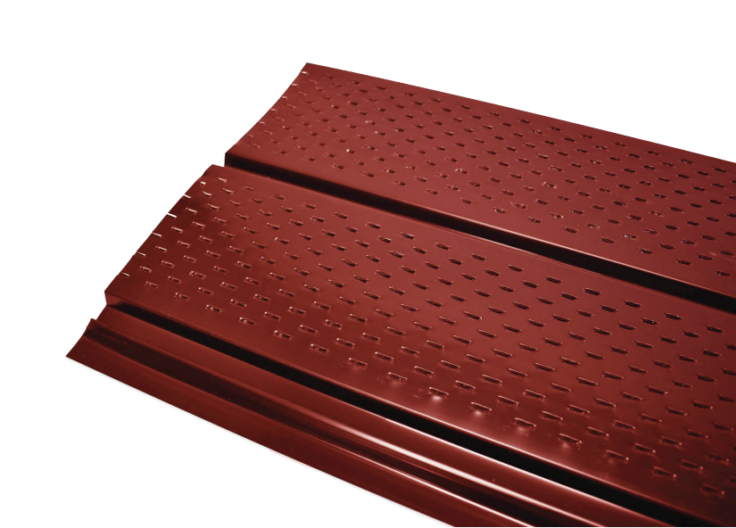 High-quality metal soffit panels for residential and commercial use