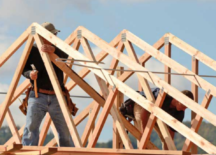 Precision-engineered custom roof trusses for residential construction
