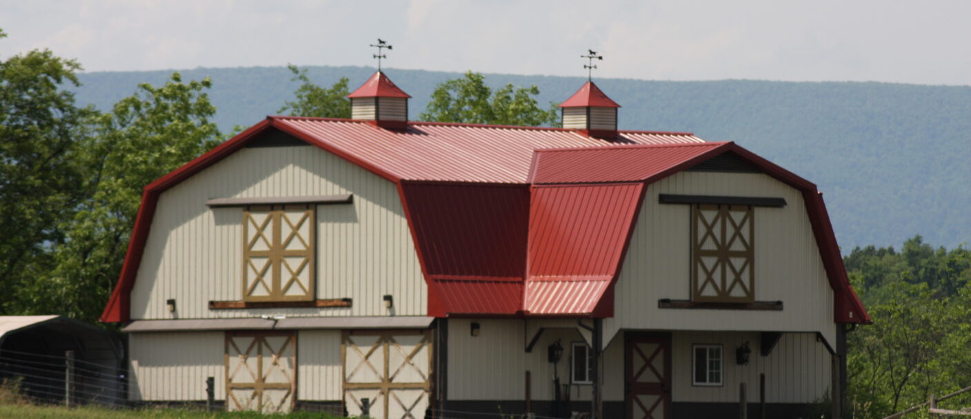 High-quality metal barn siding for agricultural buildings